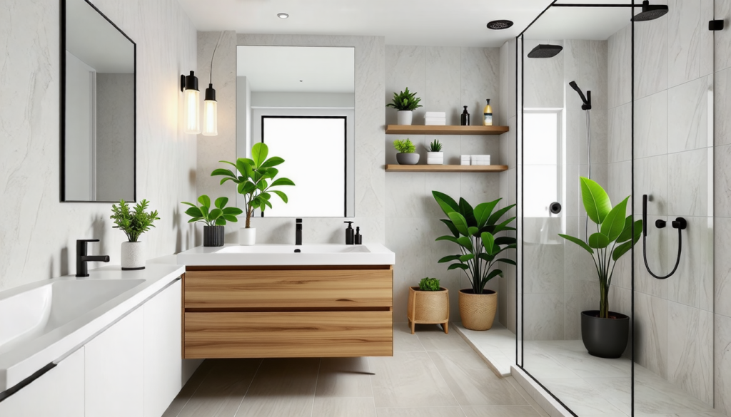 découvrez nos conseils pratiques pour optimiser l'espace et le design de votre salle de bain. transformez votre espace avec des astuces d'aménagement et des idées de décoration qui allient fonctionnalité et esthétisme.